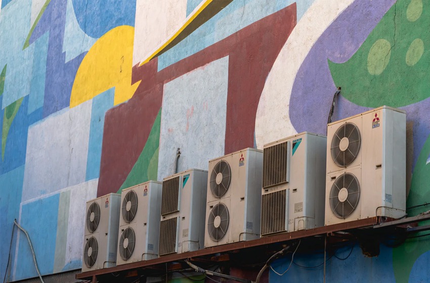 Apartamentos resfriados no verão