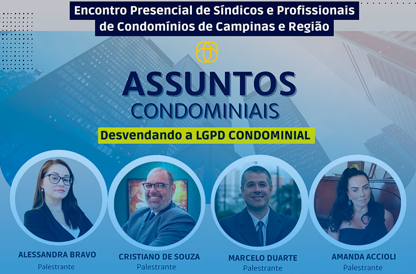 Julho tem Evento de Síndicos em Campinas e Região - Assuntos Condominiais